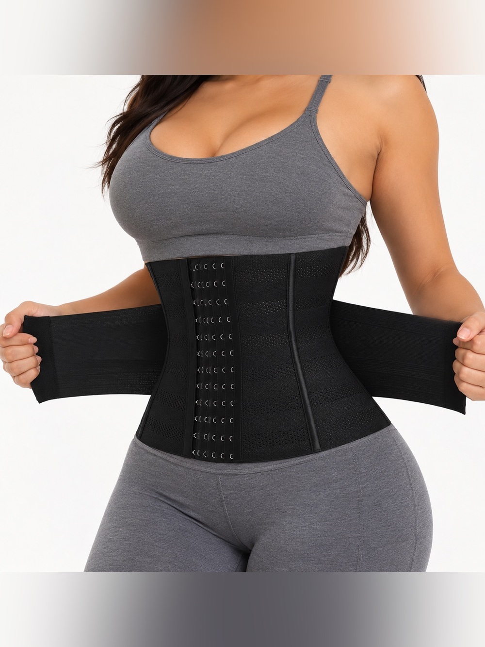 MISTHIN Black Waist Trainer Size L NWT